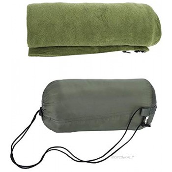 HGY Sac Couchage Polaire,Camping en Plein air Randonnée Enveloppe Portable Polaire antiboulochage Sac de Couchage