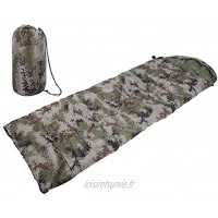 Qukaim en Plein air Portable Camouflage Voyage Camping Pique-Nique Randonnée Enveloppe Sac de Couchage