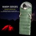 Sac de couchage de camping sac de couchage sarcophage pour l'extérieur coupe-vent chaud pour le camping la randonnée la maison les voyages