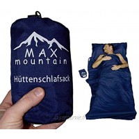 MAX mountain Niche Gigoteuse en Microfibre Respirant I coutil Inlay I 300g Gigoteuse d'été légère–Idéal pour hôtel refuges de Montagne & Auberges