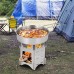 Cyrank Batterie de Cuisine de Camping Portable casseroles et poêles kit de Cuisine de Camping avec cuisinière au Propane de Camping pour Pique-Nique de randonnée en Plein air