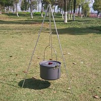 keyren Pot de Cuisson Suspendu Pot de Soupe Simple pour la randonnée en Camping
