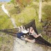 Grand hamac de camping en plein air pour adultes pour enfants herbe d'arbre de camping aérien géant hamac triangulaire portable multi-personne pour le camping de sac à dos Voyage arrière-cour 880