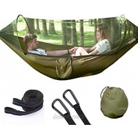 Hamac de Camping Hamac de Tente de moustiquaire de bâche Portable Swing Ouverture Rapide Hamac léger pour Le Camping en Plein air Randonnée