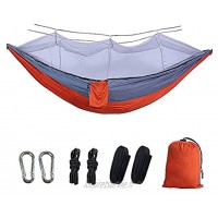 LSJDDW Hamac de Camping avec moustiquaire Travel Outdoor Hamock Lightweight Tissu en Tissu de Parachute léger pour intérieur Camping randonnée pédestre Sac à Dos arrière-Cour Color : Style1