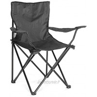 Arcoiris Chaise de Camping Pliante avec Porte-gobelet et Sac de Transport Capacité 120 kg
