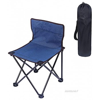 Chaise de Camping Chaises Pliantes ultralégères d'extérieur Chaise de Camping Pliante Chaise de pêche Portable avec Sac de Rangement pour Le Camping sur Herbe Plage de Sable Balcon Pêche