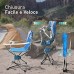 Chaise de camping pliable chaise portable ultra légère avec porte- sac de transport chaise de plage piscine pique-nique pêche jardin randonnée 2