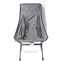 Chaise de camping portable Chaise de camping portable Chaise de pêche pliable avec sac de transport Chaise de plage légère pour randonnée voyage pique-nique