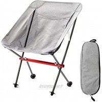 Chaise de Camping Portable Light Chaise Pliante Voyage en Plein Air Camping Randonnée Pique-Nique Chaise de Plage Chaise de Lune Camping en Plein Air