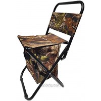 Chaise Pliante Tabouret Camouflage Chaise de pêche siège de Camping Chaise de Plage avec Dossier Sac de Rangement pour la pêche en Plein air