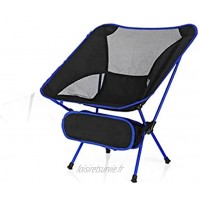 Chaises de Camping Chaise Pliante Portable Chaises Longues en Acier Inoxydable Chaise de Randonnée Sac à Dos de Camp Randonnée Pique-Nique à La Plage