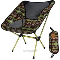 Chaises de camping pliantes Chaise d'extérieur confortable Compact Ultra Léger Moon Leisure Chaise pour camping randonnée Voyage chasse pêche 22L x 14W x 26H）