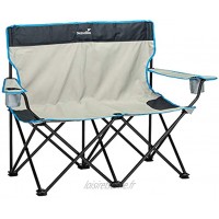 skandika Double Folding Chair Chaise Siège de Camping 2 Personnes Poids Max. 200 kg Pliable Sac de Transport