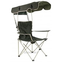 XMH Chaise De Camping avec Auvent Et Porte-Gobelet Chaise Pliante De Loisirs Portable Chaise Parasol Chaise De Pêche Chaise De Plage Couverte De Camping en Plein Air