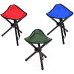 QKFON Tabouret d'alpinisme à trois pieds Tabouret de poche pliable Banc de camping portable Chaise de pêche légère Trépied compact pour le camping et la pêche