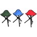 QKFON Tabouret d'alpinisme à trois pieds Tabouret de poche pliable Banc de camping portable Chaise de pêche légère Trépied compact pour le camping et la pêche