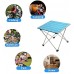 Camping Table pliante pêche pique-nique portable Table légère BBQ aluminium Blue Table Table Camping