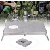 Eosnow Table Pliante Table de Camping multifonctionnelle avec Un Sac de Rangement Durable pour Manger Couper la Cuisine pour Les activités de Plein air