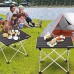 Ledeak Table de Camping Pliante Table Alliage d'aluminium Ultra-légère Portable avec Sac de Transport Facile à Nettoy pour Les activités en Plein air Pique-Nique Cuisine Plage Randonnée