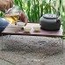 MARMODAY Petite table de camping pour extérieur salle à manger randonnée voyage Gris Avec sac de rangement