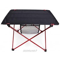 MQH Table de Pique-Nique Table de Pique-Nique de Camping Portable en Alliage d'aluminium Pliant en Plein air pour la Camping de randonnée Table de Camping