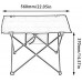 QIAOLI Table en Aluminium Pliant Portable Table de Camping en Plein air Pique-Nique de Pique-Nique de Camping Ultra-léger de Camping Table de Camping Color : Small