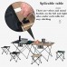 Tables Pliante extérieure Ultra-légère Pliante Portable de Camping Petite Voiture Portable Color : Khaki Size : 75 * 55 * 52cm