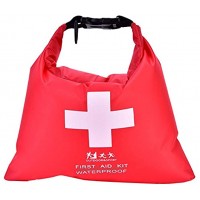 Tbest Kit de premiers secours complet 1,5 L sac d'urgence Pouch pour camping randonnée randonnée