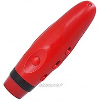 BUYAOBIAOXL sifflet de Survie Sifflet électronique USB Charge de Survie Sifflet Outdoor 130DB Sifflet d'urgence 3 Types de Volume Réglable Whistle d'arbitre Color : Red