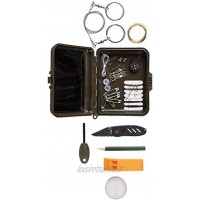 CamoOutdoor Kit de Survie Militaire Mil-tec Trousse en Plastique