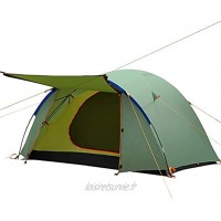 COBIZI Tente de camping pour 3 à 4 personnes tente de dôme anti-UV étanche 4 saisons tente ventilée à double couche ultra légère et facile à installer pour la famille pique-nique randonnée camp