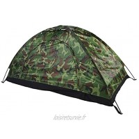 Focket Tente extérieure Tente imperméable d'une Personne de Protection UV de Camouflage avec Un Sac de Rangement portatif et léger pour la randonnée en Camping sur la Plage etc. 200 * 100 * 100