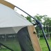hdfj12142 330 * 330 * 245CM Tente de Camping avec moustiquaire tentes Respirantes pour 4 Hommes tentes de Plage pour équipement de Camping de étanche-Marron