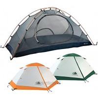 Hyke & Byke Tente de Camping et de Randonnée Yosemite 1 ou 2 Personnes avec Bâche de Sol Incluse – Tente Ultralight Double Porte en Forme de Dôme