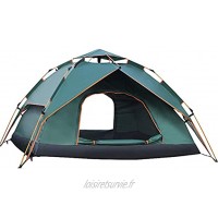 LQPHY Tente de Camping Automatique pour 2-3 Personnes Installation instantanée tentes hydrauliques Double Couche Tente dôme étanche Grande Tente familiale avec Sac de Transport