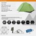 MYB Tente Camping Plein Air Tente DôMe Abri Solaire Deux Un 3-4 Personnes Anti-UV ImperméAble Coupe-Vent pour Plage Familiale Jardin Camping PêChe Pique-Nique,Green