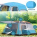 Tente 2 pièces Tente familiale avec Chambre et fenêtres pour Le Camping UV 50 + imperméable Anti-Moustique Facile d'installation Portable pour Toutes Les Saisons S pour 3-4 Personnes
