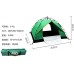Tente automatique double couche tente de camping dôme 3 4 tente populaire tente de plage portable vert