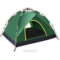 Tente automatique double couche tente de camping dôme 3 4 tente populaire tente de plage portable vert