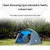 Tente De ​Camping Dôme Lancer La Tente Pop-Up 4-6 Personnes Tentes Automatiques Extérieures Double Couches Grande Tente Familiale Tente De Randonnée Camping Étanche