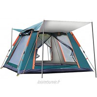 Tente de camping familiale pour 4 à 5 personnes avec vue panoramique à 360 ° tente de camping étanche à 100 pour cent en plein air système rapide tente de festival pliable à pas rapide avec mo