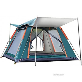 Tente de camping familiale pour 4 à 5 personnes avec vue panoramique à 360 ° tente de camping étanche à 100 pour cent en plein air système rapide tente de festival pliable à pas rapide avec mo