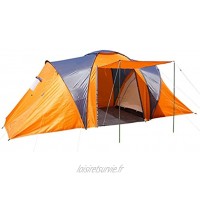 Tente de Camping Loksa 4 Personnes Bivouac Igloo Tente pour Festival Orange