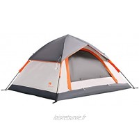 Tente de Camping Mobihome pour 2 ou 3 Personnes Installation Facile Tente dôme Portable pour 3 Saisons de randonnée et de Montagne Imperméable et ventilée sur Le Dessus