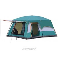 Tente de Camping pour Sports de Plein air 5 à 8 Personnes Tente de Camping Tente de randonnée Vert