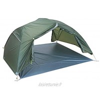 Tente Super Light siliconé Camping en Plein air Double Couche 3 Rainstorm épreuve Tente Camping Alpine Tentes de dôme Couleur : Vert Size : 3-4 People