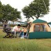 Tentes dôme Tentes tentes tentes cadre tentes de tentes fenêtres contextuelles tentes de pluie automatique pliantes tentes portables en plein air 3-4 personnes camping en plein air camping tente épais