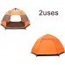 Wsaman 6-9 Personne Tente de Plage Instantanée Portable Escamotable Ventilation Double Porte Tente Dôme 4 Saisons pour Pique-Nique Randonnée Camping
