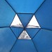 F&zbhzy Tente Tente de Camping pour 3 à 5 Personnes avec 2 Portes 4 fenêtres Anti-UV Tente de yourte mongole Grand Espace Tente Touristique 305x264x145cm